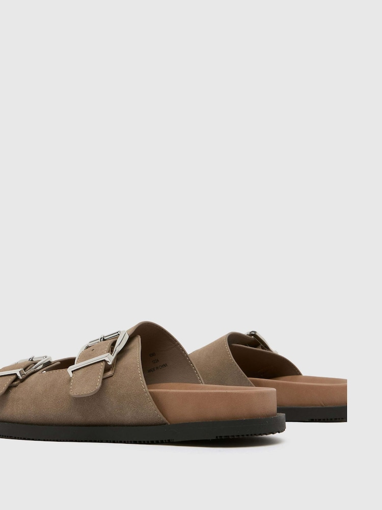 Schuh Scout Footbed Brown Sandals - Image 4 of 4