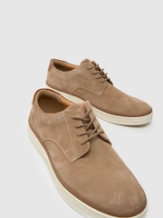 Schuh Brown Wade Suede Lace-Up Shoes - Image 3 of 4