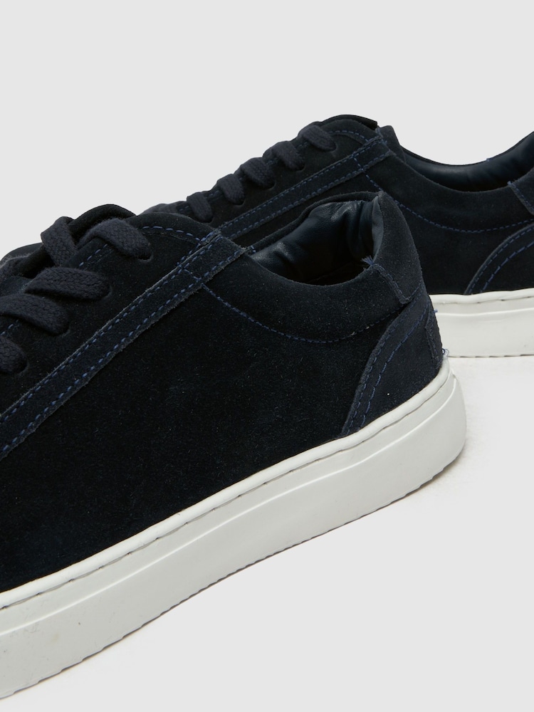 Schuh Leather Lace-Up Trainers - Image 4 of 4 Schuh Leather Lace-Up Trainers - Image 4 of 4