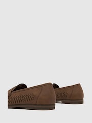 Темно-коричневый - Плетеные мокасины Schuh Reem - Image 4 of 4