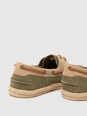 Schuh EC Perez Suede Boat Black Shoes - Image 4 of 4