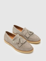Schuh Reggie Suede Brown Loafers - Image 3 of 4