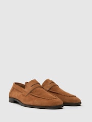 Schuh Natural Rush Suede Loafers - Image 2 of 4