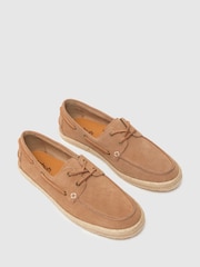 Schuh EC Perez Suede Boat Black Shoes - Image 3 of 4