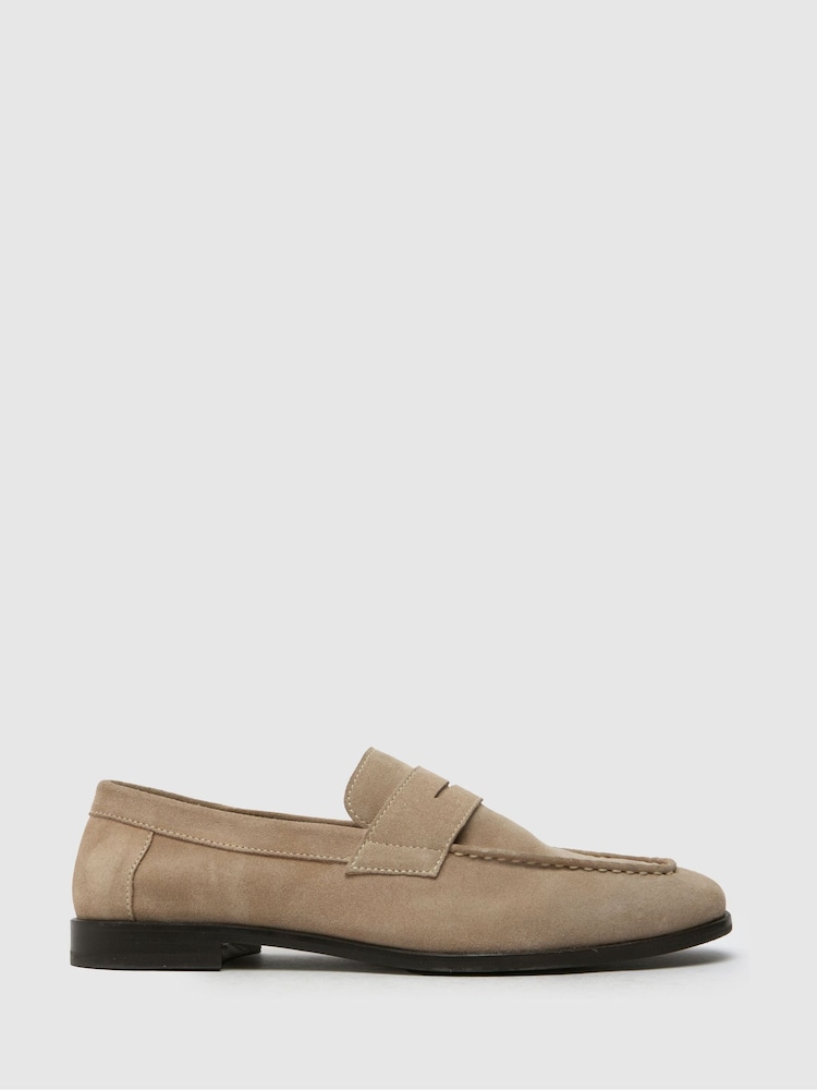 Schuh Natural Rush Suede Loafers - Image 1 of 4