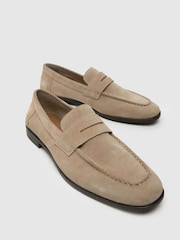 Schuh Natural Rush Suede Loafers - Image 3 of 4