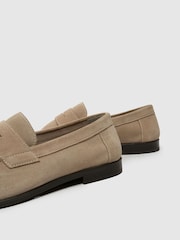 Schuh Natural Rush Suede Loafers - Image 4 of 4