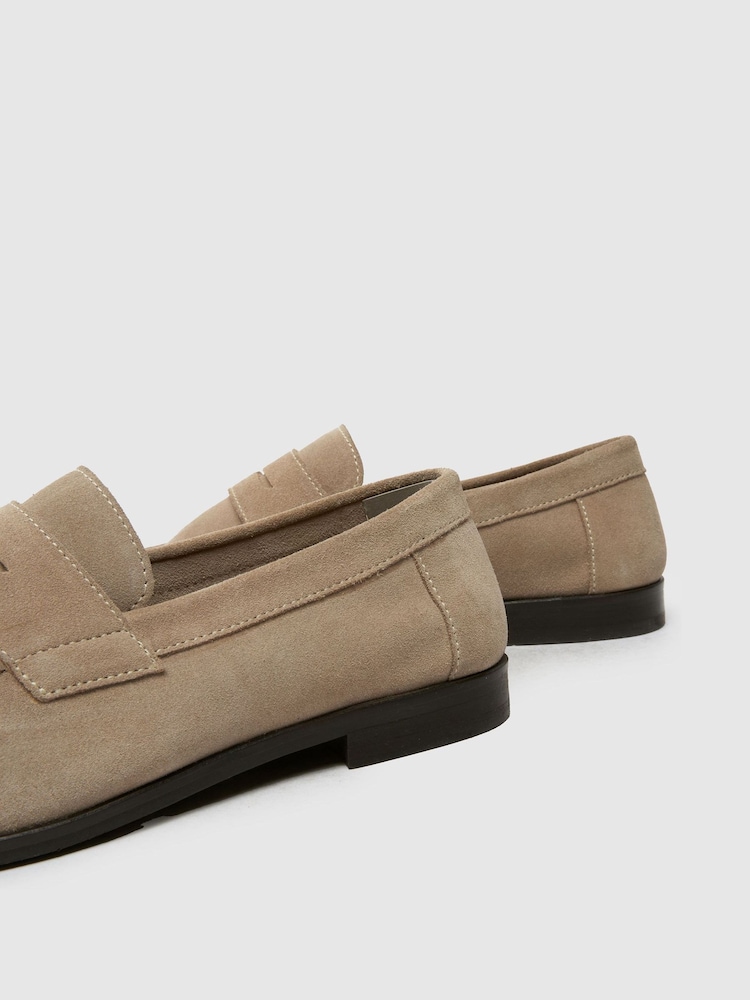 Schuh Natural Rush Suede Loafers - Image 4 of 4