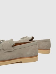 Schuh Grey Reggie Suede Loafers - Image 4 of 4