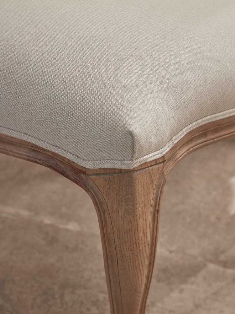 Cox & Cox Set of 2 Natural Two Aya Dining Chairs - Image 2 of 4