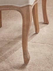 Cox & Cox Set of 2 Natural Two Aya Dining Chairs - Image 3 of 4