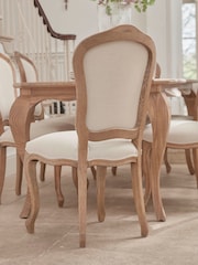 Cox & Cox Set of 2 Natural Two Aya Dining Chairs - Image 4 of 4