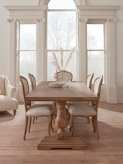Cox & Cox Natural Aiana Dining Table - Image 1 of 7