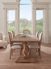 Cox & Cox Natural Aiana Dining Table - Image 3 of 7