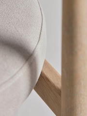 Cox & Cox Set of 2 Natural Two Baylin Dining Chairs - Image 7 of 7