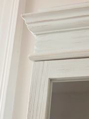 Cox & Cox White Washed Anara Display Cabinet - Image 4 of 4