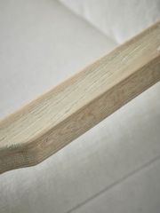 Cox & Cox Natural Woven Rope Occasional Chair - Image 4 of 7