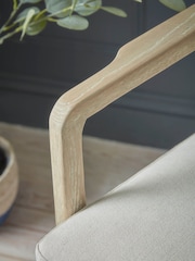 Cox & Cox Natural Woven Rope Occasional Chair - Image 7 of 7