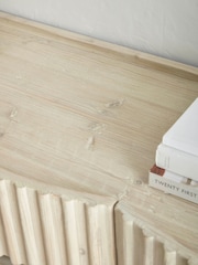 Cox & Cox Natural Reeded Wood Sideboard - Image 4 of 8