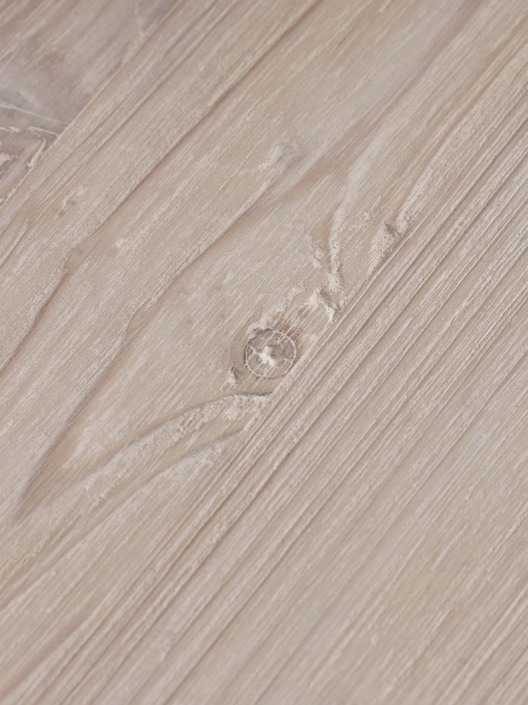 Cox & Cox Whitewashed Quinn Dining Table - Image 8 of 8