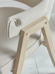 Cox & Cox Natural Kaya Dining Chair - Image 3 of 5