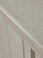 Cox & Cox White Washed Clarisse Wide Sideboard - Image 3 of 7