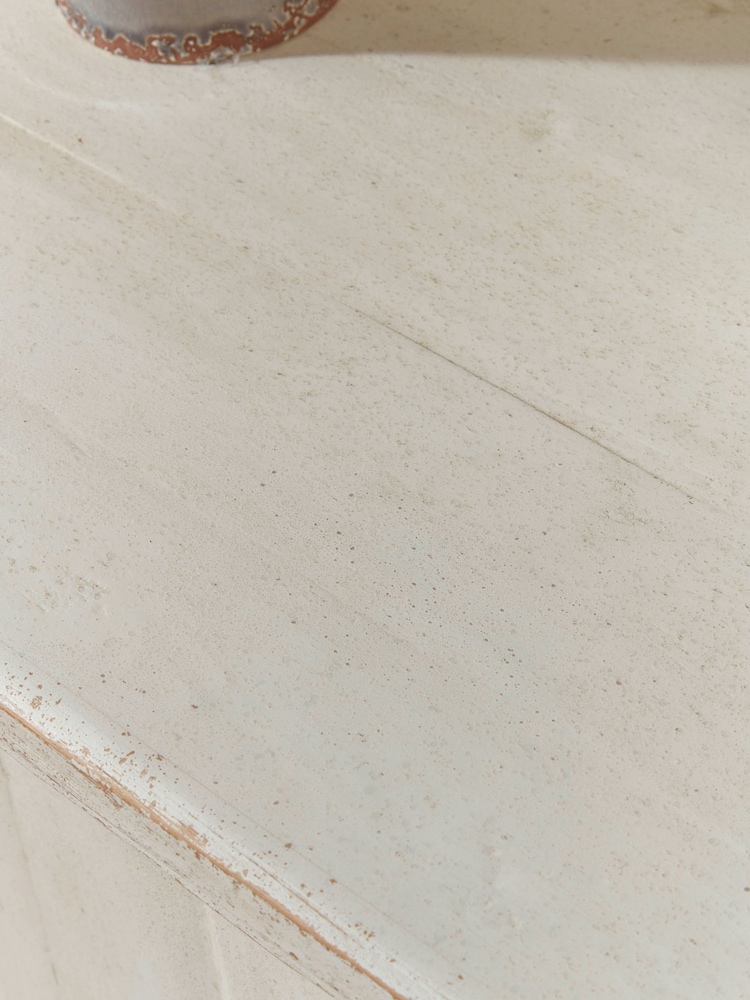 Cox & Cox White Washed Clarisse Wide Sideboard - Image 7 of 7