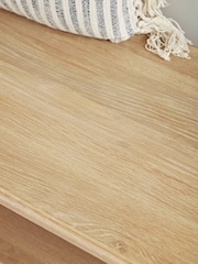 Cox & Cox Natural Oslo Oak Hallway Bench - Image 4 of 5