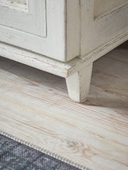Cox & Cox White Washed Vejle Display Cabinet - Image 5 of 7