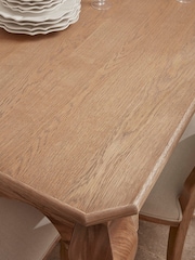 Cox & Cox Natural Soline Dining Table - Image 4 of 5