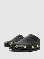 Schuh Teale Cow Print Black Sandals - Image 4 of 4