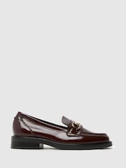 Schuh Lori Leather Snaffle Black Loafers - Image 1 of 4