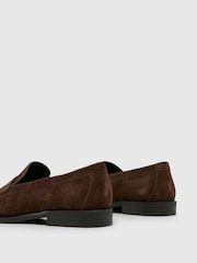 Schuh Lillian Leather Penny Brown Loafers - Image 4 of 4