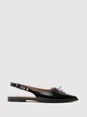 Schuh Lorie Point Hardware Flat Black Shoes - Image 1 of 3