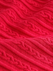 Red Roll Neck Jumper (3mths-10yrs) - Image 4 of 4