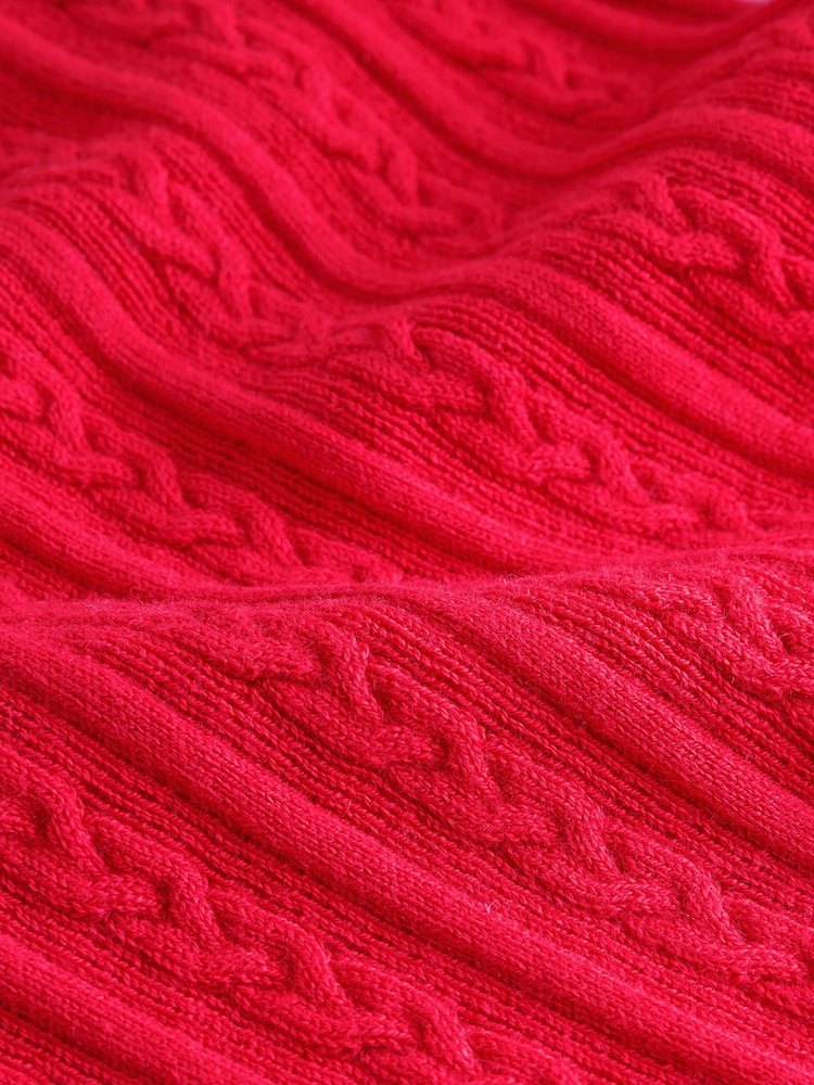 Red Roll Neck Jumper (3mths-10yrs) - Image 4 of 4