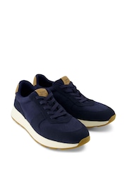 TOMS Blue Travel Lite Retro Trainers - Image 2 of 3