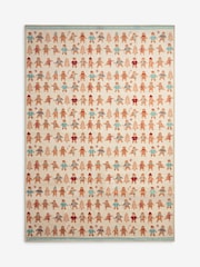 Natural Washable Christmas Gingerbread Rug - Image 5 of 5