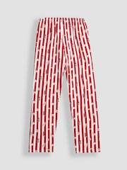 JoJo Maman Bébé Red Men's Stripe Christmas Pyjama Set - Image 5 of 5