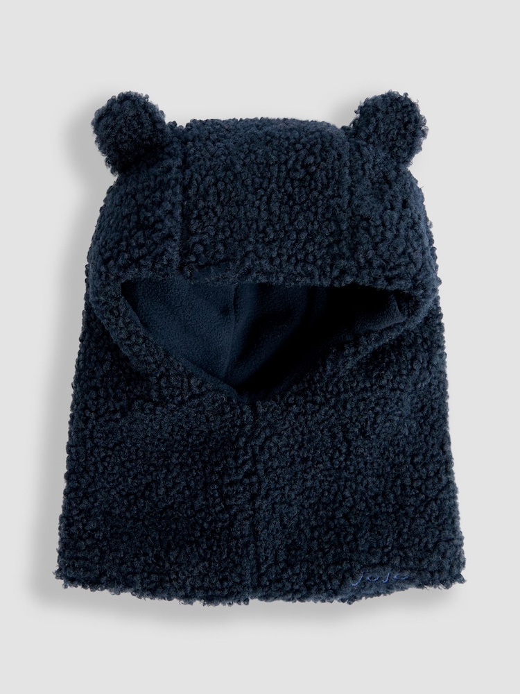 JoJo Maman Bébé Cream Bear Borg Balaclava Snood - Image 1 of 3 JoJo Maman Bébé Cream Bear Borg Balaclava Snood - Image 1 of 3