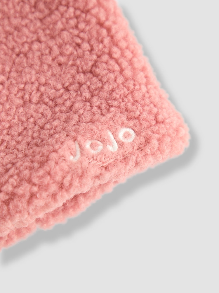 JoJo Maman Bébé Pink Bear Borg Balaclava - Image 3 of 3