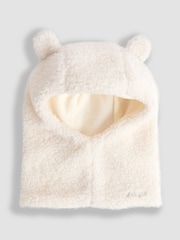 JoJo Maman Bébé Cream Borg Balaclava Snood - Image 1 of 3