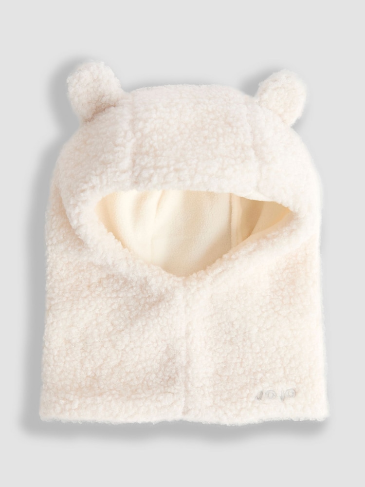 JoJo Maman Bébé Cream Borg Balaclava Snood - Image 1 of 3 JoJo Maman Bébé Cream Borg Balaclava Snood - Image 1 of 3
