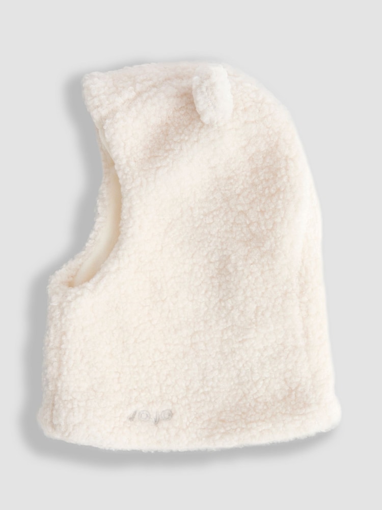 JoJo Maman Bébé Cream Borg Balaclava Snood - Image 2 of 3
