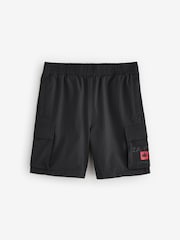 Zavetti Canada Junior Matera Woven Cargo Black Shorts - Image 1 of 1
