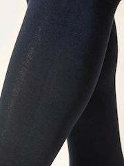 FatFace Navy Blue Thick Plain Tights - Image 2 of 2