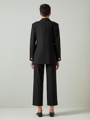 LK Bennett Black Mariner Tailored Jacket - Image 2 of 3