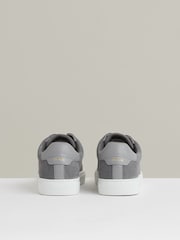 Gris - Reiss Emil Suede Slip-Ons Elasticated Trainers - Imagen 4 de 5