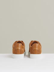 Reiss Tan Brown Emil Trainers - Image 4 of 5