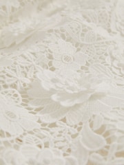 Reiss Ivory Melody Guipure-Lace Midi Dress - Image 5 of 5